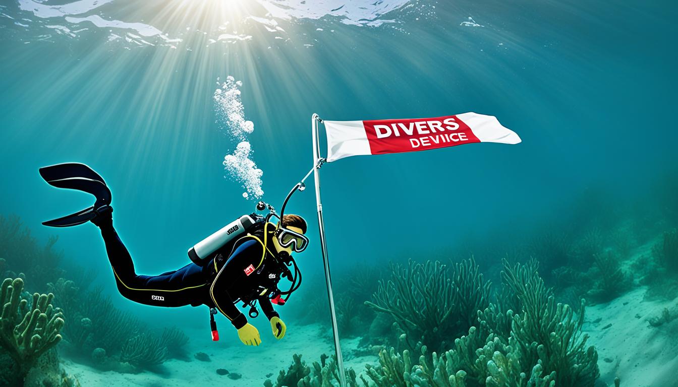 Divers-Down Warning Device