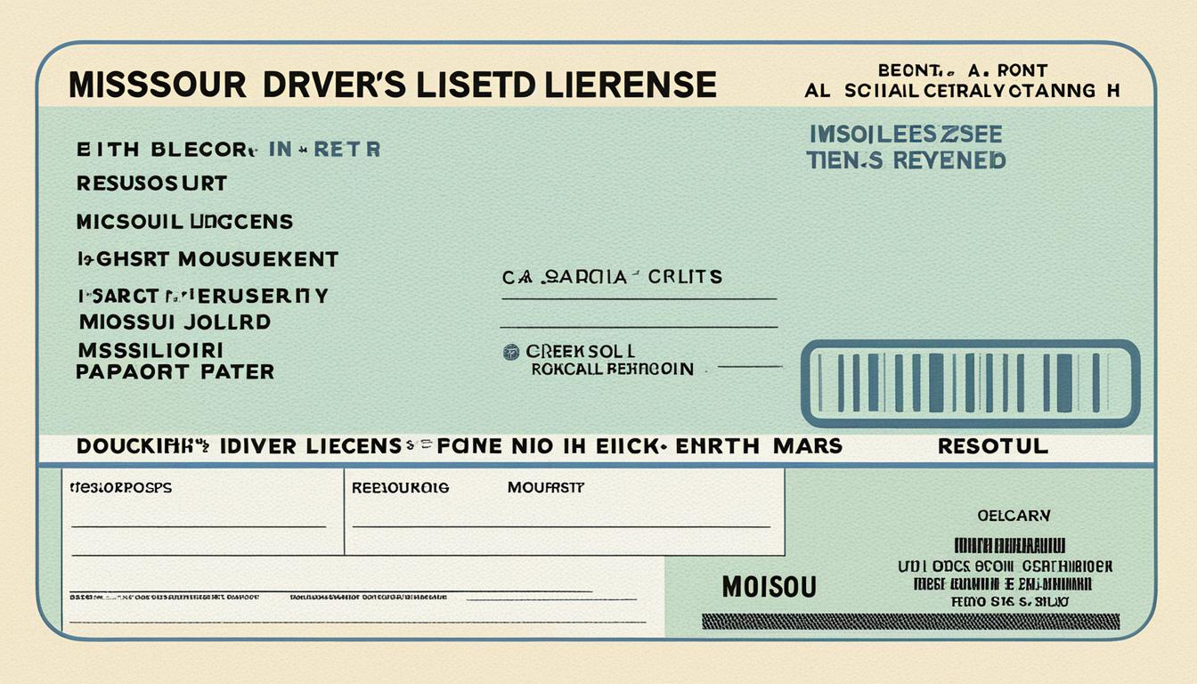 Missouri State ID Document Checklist