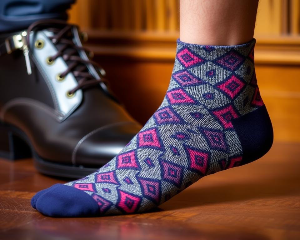 patterned socks