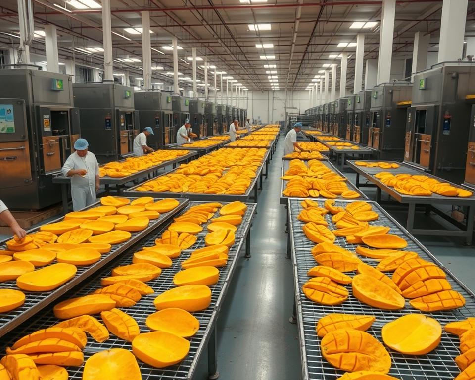 dried mango manufacturing process